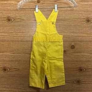 Vintage 9 Months Health-Tex overalls- yellow